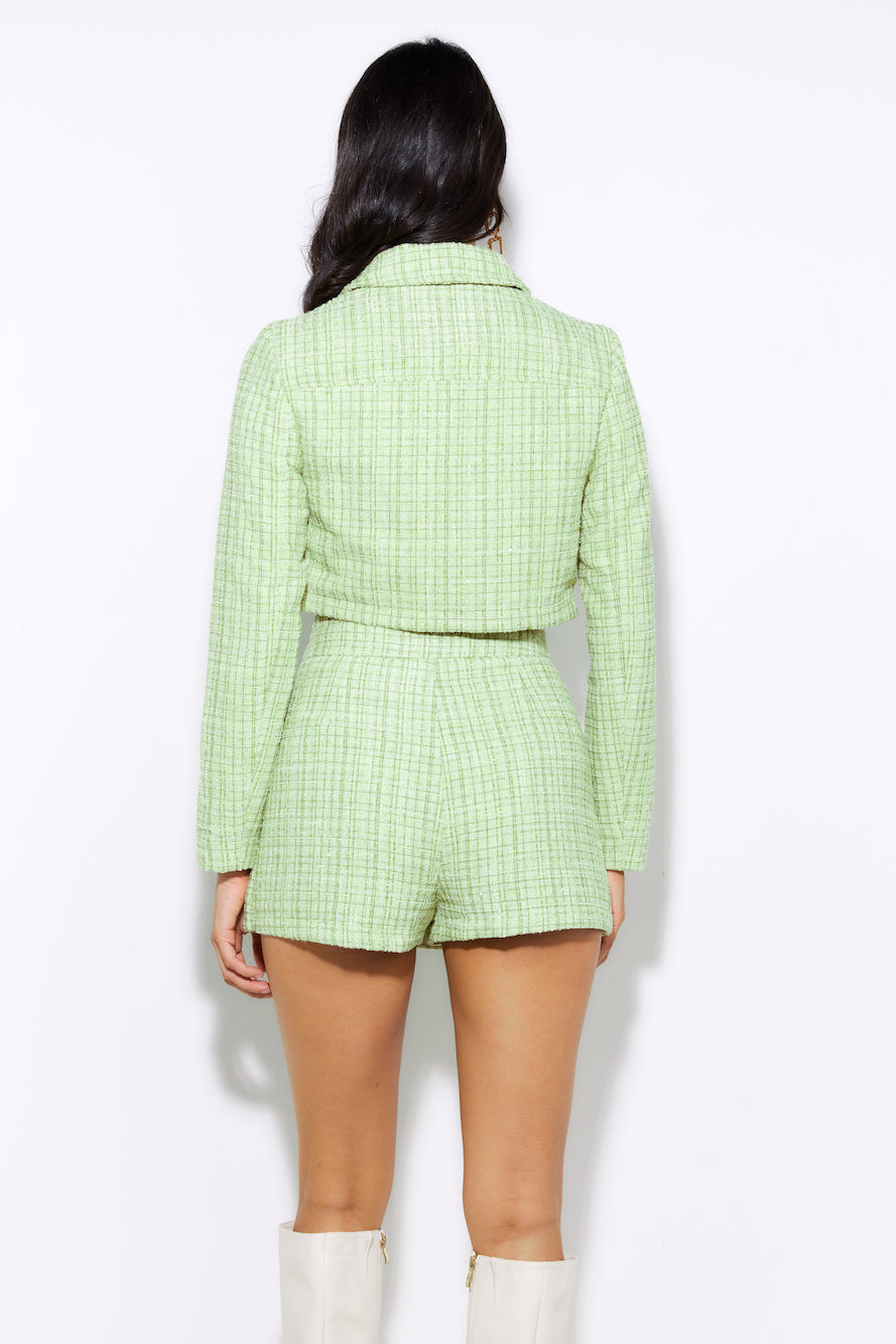Classic Tweed Jacket Green