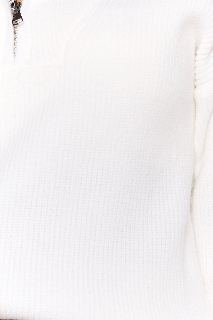 Frosty Days Knit Sweater Ivory