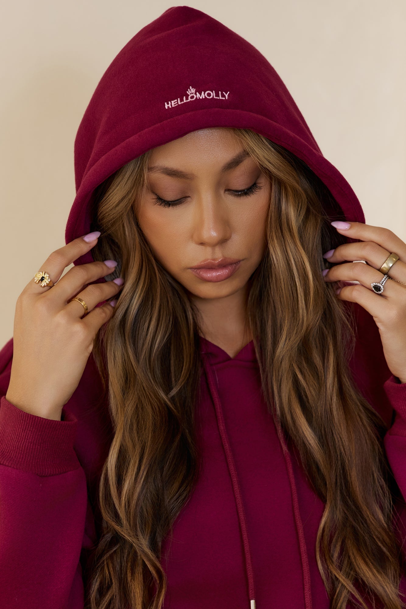 BASE Girls Club Slip On Hoodie Berry