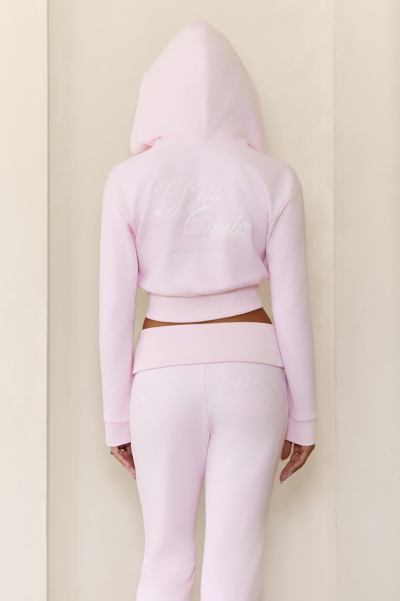 BASE Girls Club Zip Up Hoodie Pink