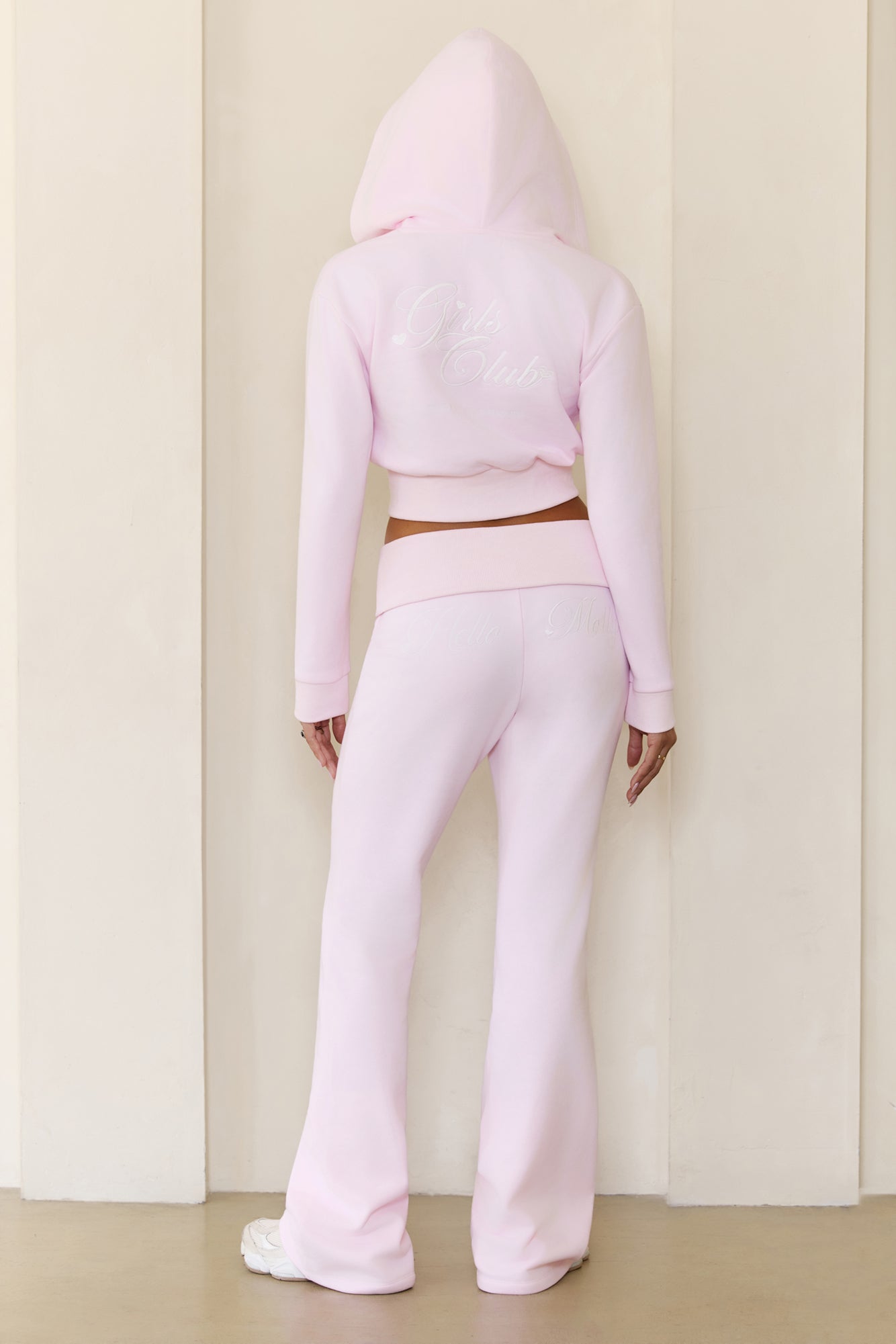 BASE Girls Club Zip Up Hoodie Pink
