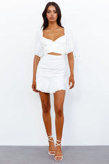 Move To My Beat Dress White