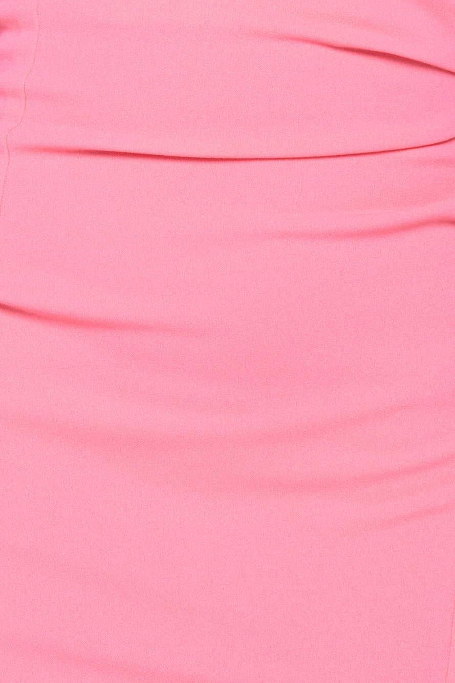 HELLO MOLLY Quiet Dancer Midi Dress Pink