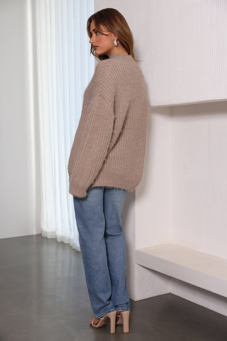 Dreamy Knitted Sweater Mocha