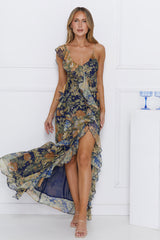 Nights Of Twinkle Maxi Dress Navy