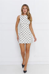 Bow And Beauty Mini Dress Ivory