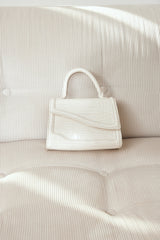 BILLINI Agnes Handle Bag Bone Croc