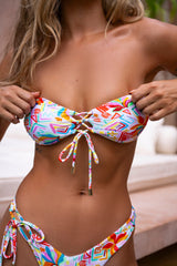 HELLO MOLLY Copacabana Swim Bottom Carnaval Print