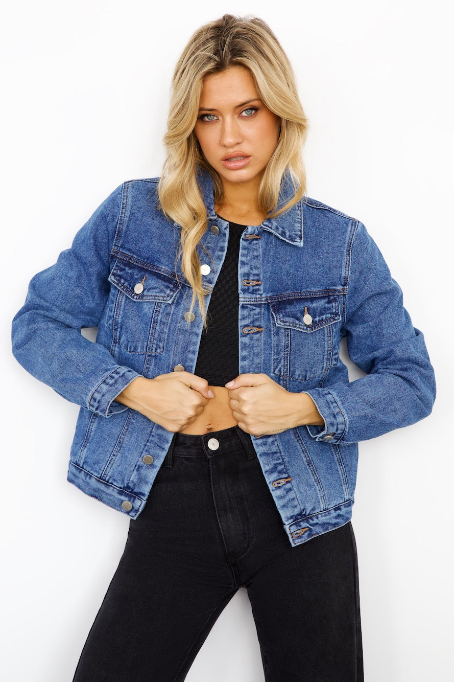 DNM Denim Jacket Mid Blue