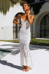 No Taming Me Maxi Dress White