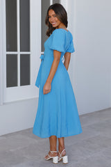 Not Of This World Midi Dress Blue