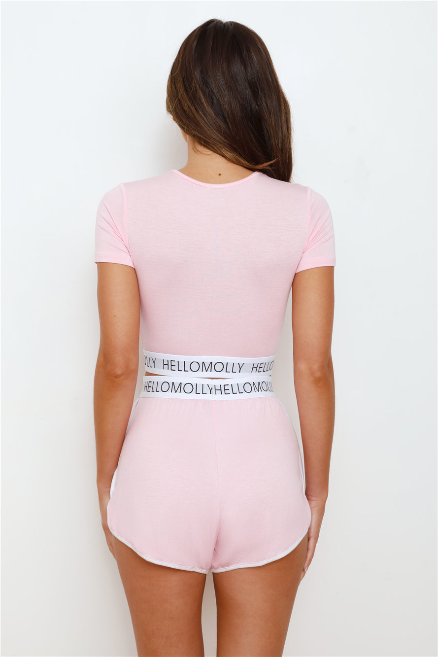 HELLO MOLLY Sweet Dreams Pyjama Shorts Pink