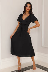 Not Of This World Midi Dress Black