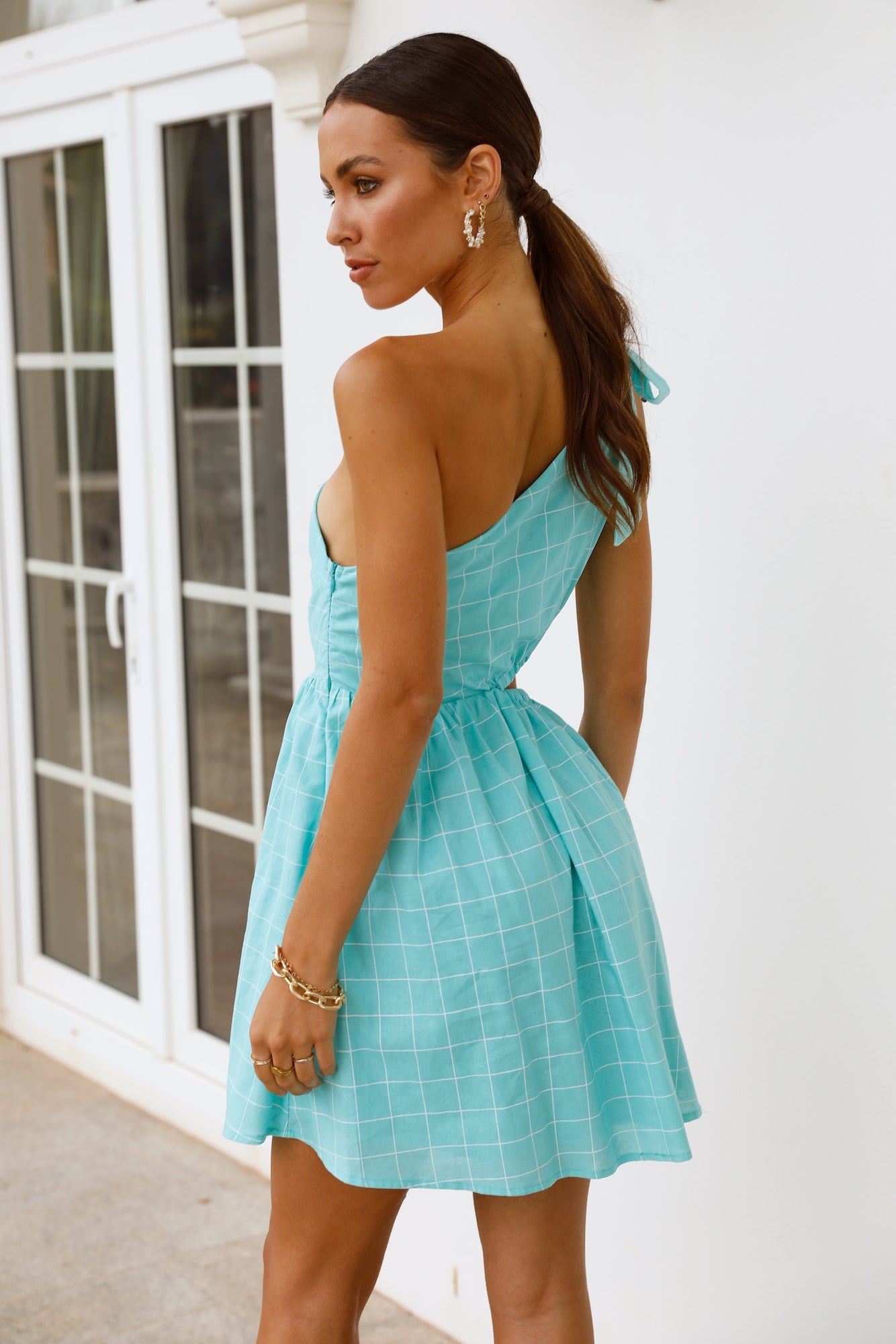 Into The Room Dress Aqua