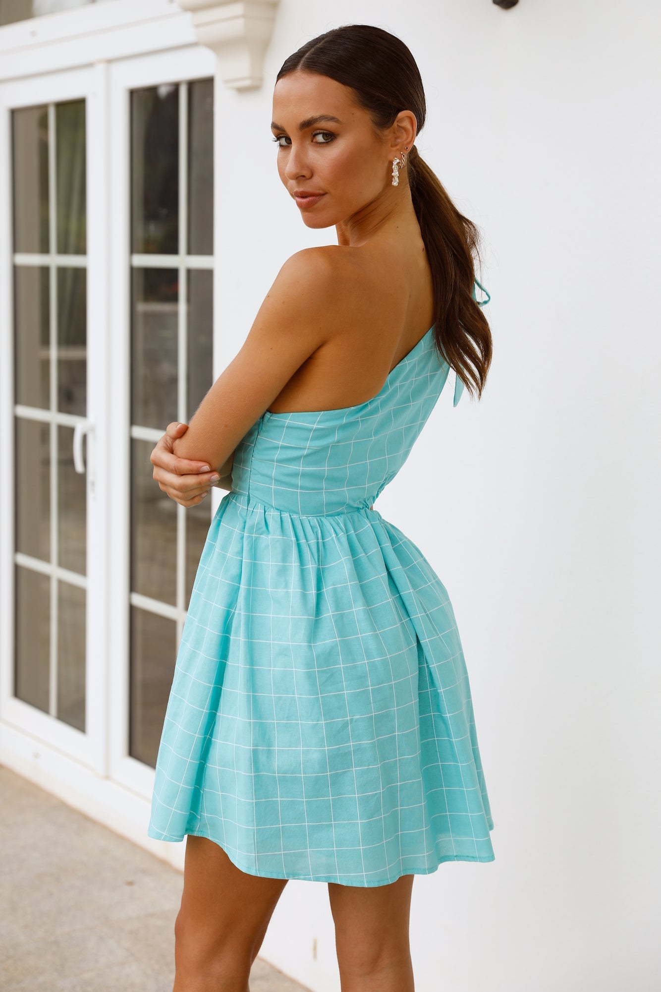 Into The Room Dress Aqua