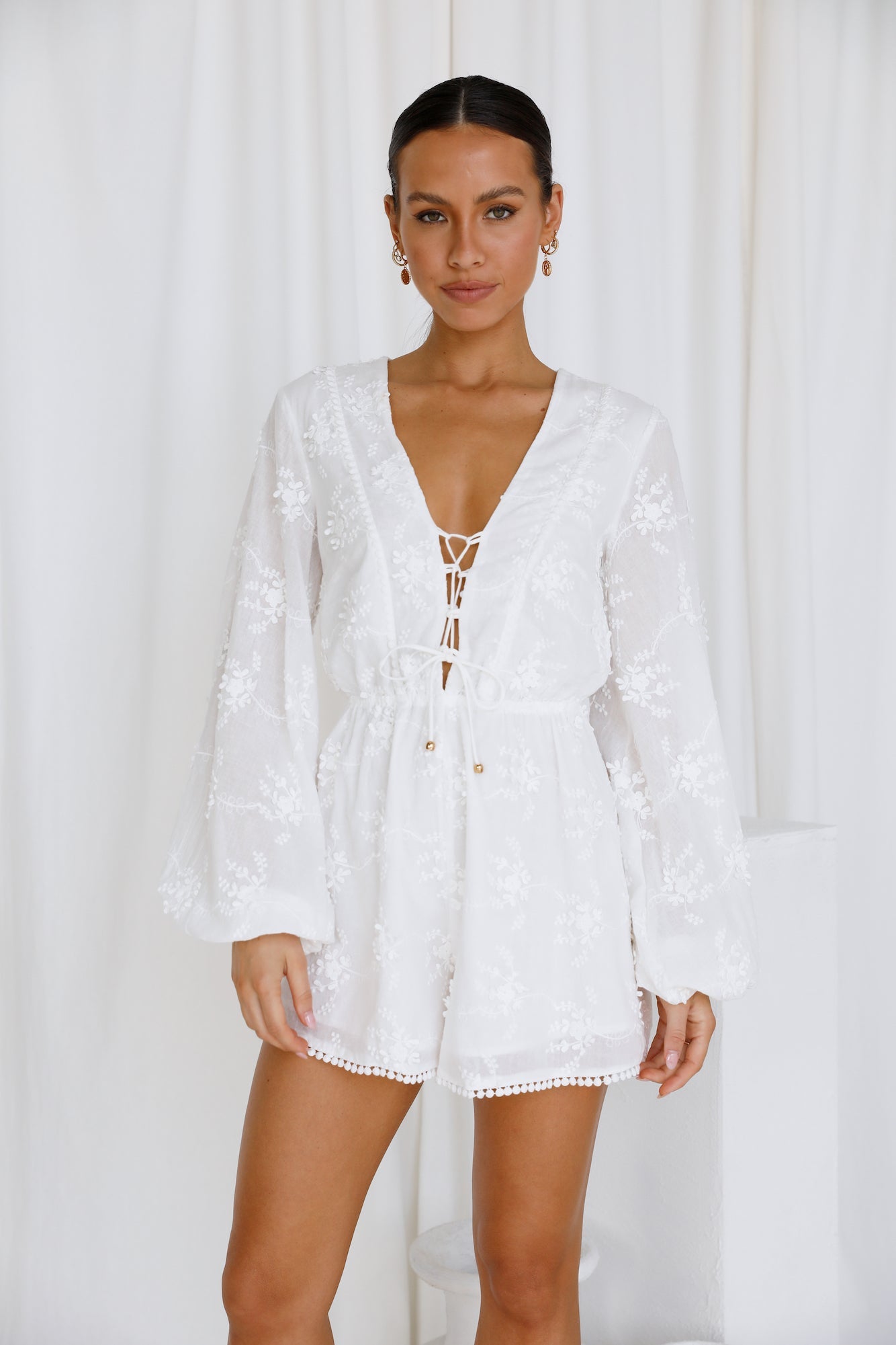 Feeling Special Romper White