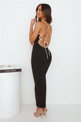 Fanciest Girl Maxi Dress Black