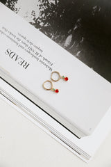 Crimson Earring Gold