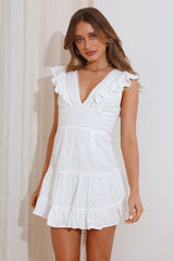 Little Lover Mini Dress White
