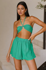 Never Stop Me Shorts Green