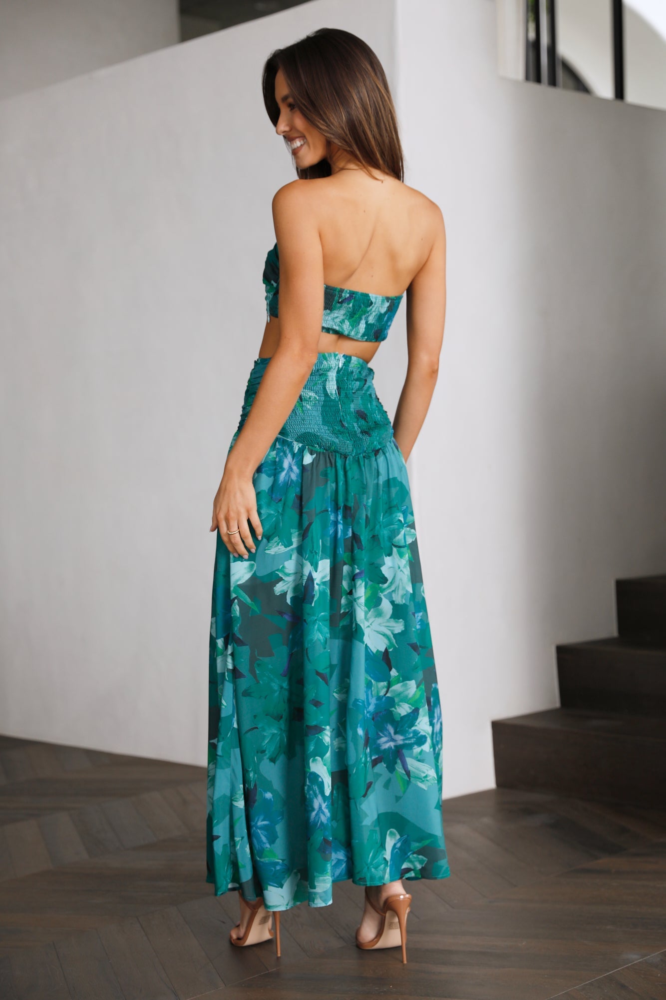 Biggest Wish Maxi Skirt Green
