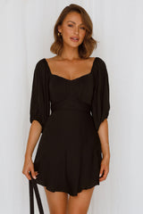 Fate Found Us Dress Black