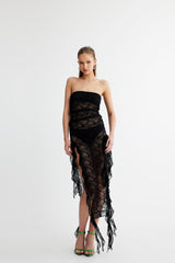 LIONESS Rendezvous Dress Onyx