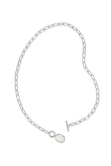 Daphne Convertible Link and Chain Necklace Ivory Mother-of-Pearl