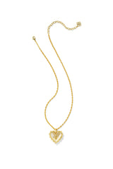 Mallory Rose Gold Locket Short Pendant Necklace Gold