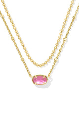 Emilie Gold Multi Strand Necklace Gold Azalea Illusion