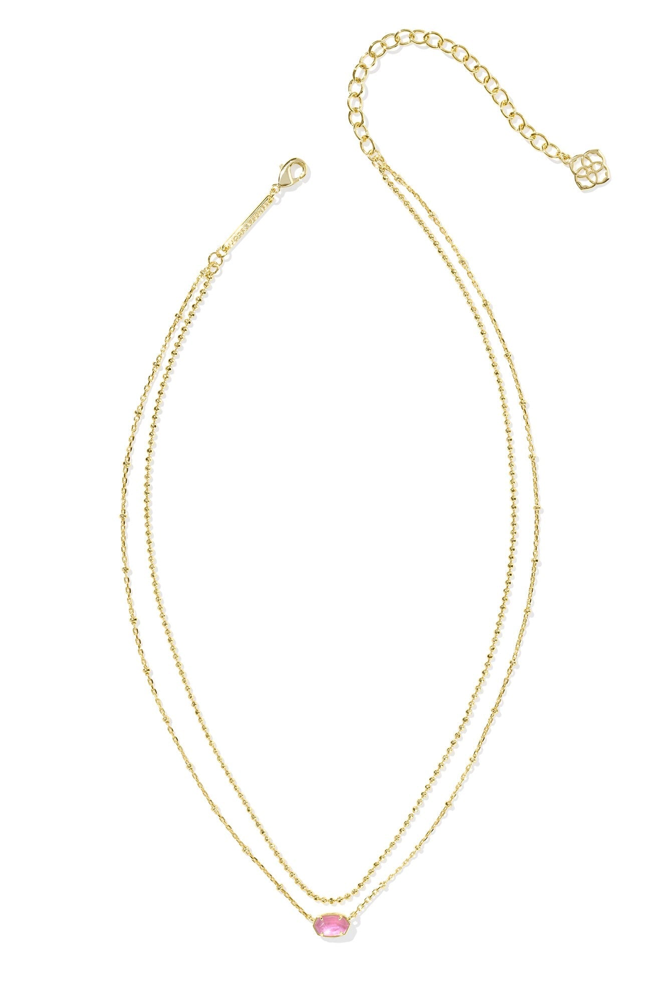 Emilie Gold Multi Strand Necklace Gold Azalea Illusion