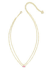 Emilie Gold Multi Strand Necklace Gold Azalea Illusion