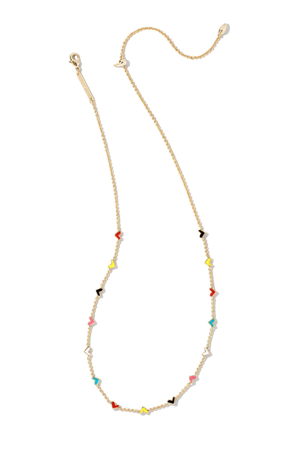 Haven Heart Gold Strand Necklace Multi Mix