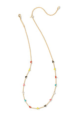 Haven Heart Gold Strand Necklace Multi Mix
