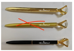 diamond pen black