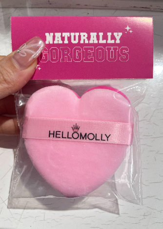 hellomolly naturally gorgeous powder puff pink