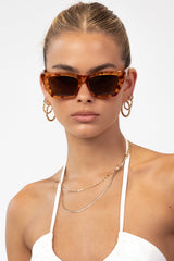 BANBE The Gisele Sunglasses Maple Tort