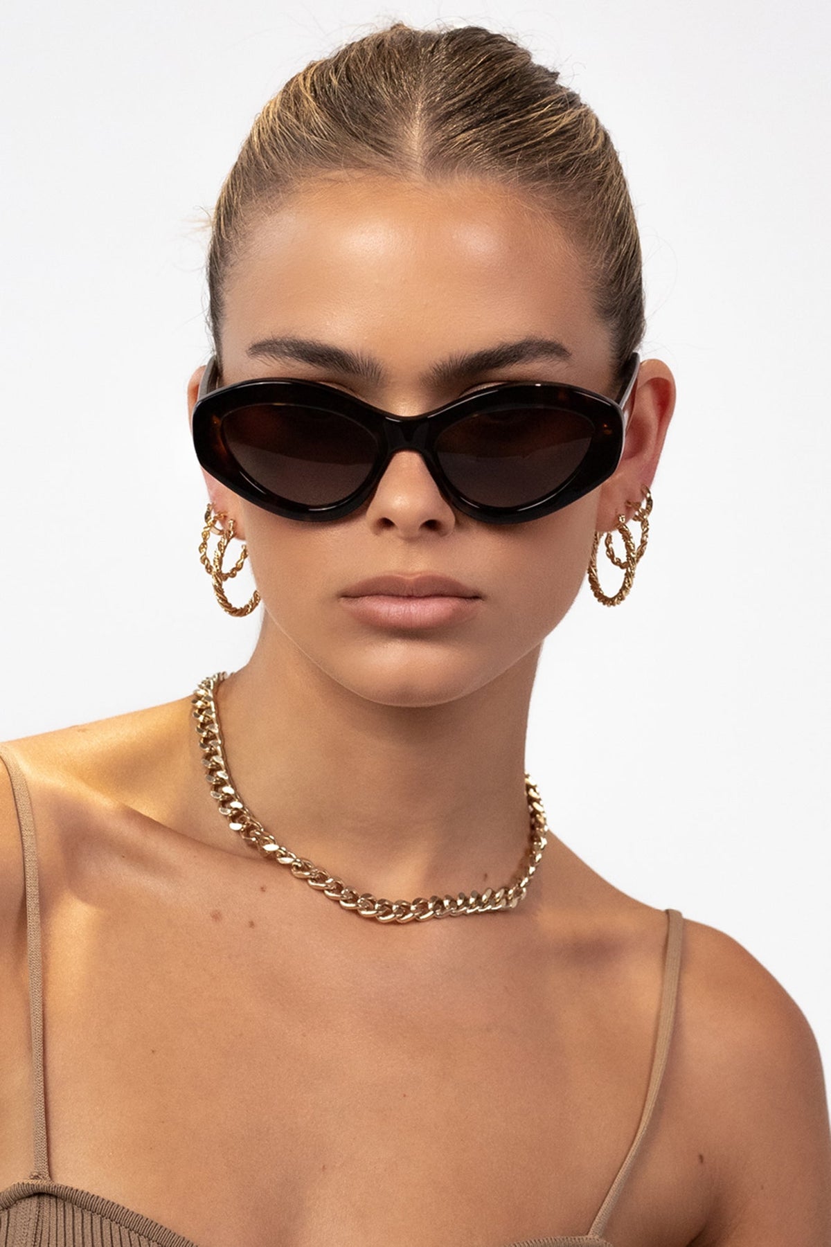 BANBE The Jean Sunglasses Havana