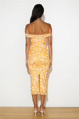 Girl With Style Midi Dress Orange