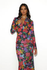 FINDERS KEEPERS Aubrey Shirt Midnight Floral