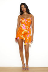 Hottest Shade Mini Dress Orange