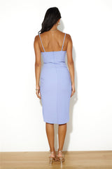 Own The Love Midi Dress Blue