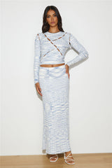 C/MEO COLLECTIVE Eventually Knit Top Blue