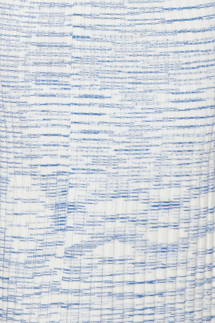 C/MEO COLLECTIVE Eventually Knit Skirt Blue