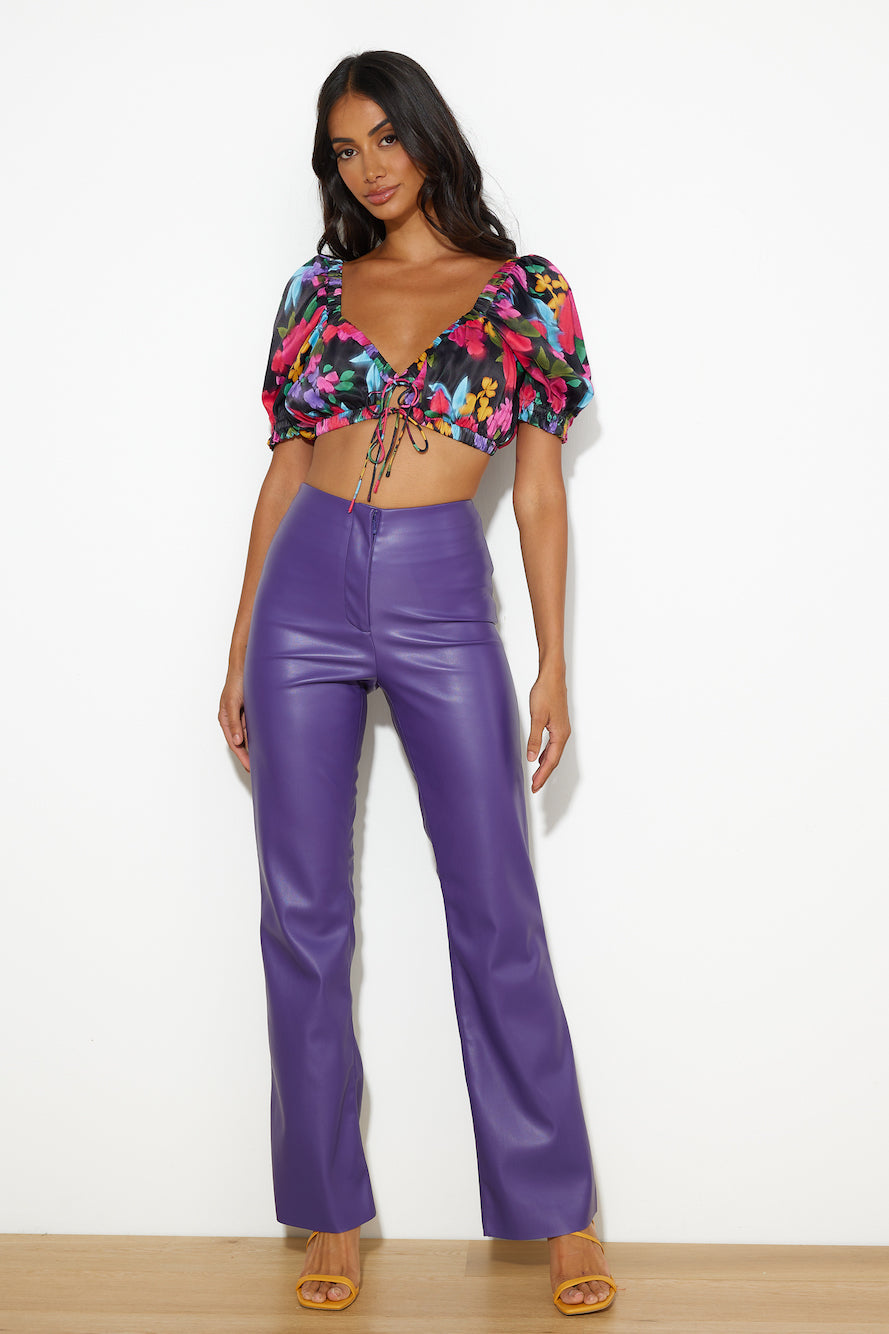 FINDERS KEEPERS Aubrey Top Midnight Floral