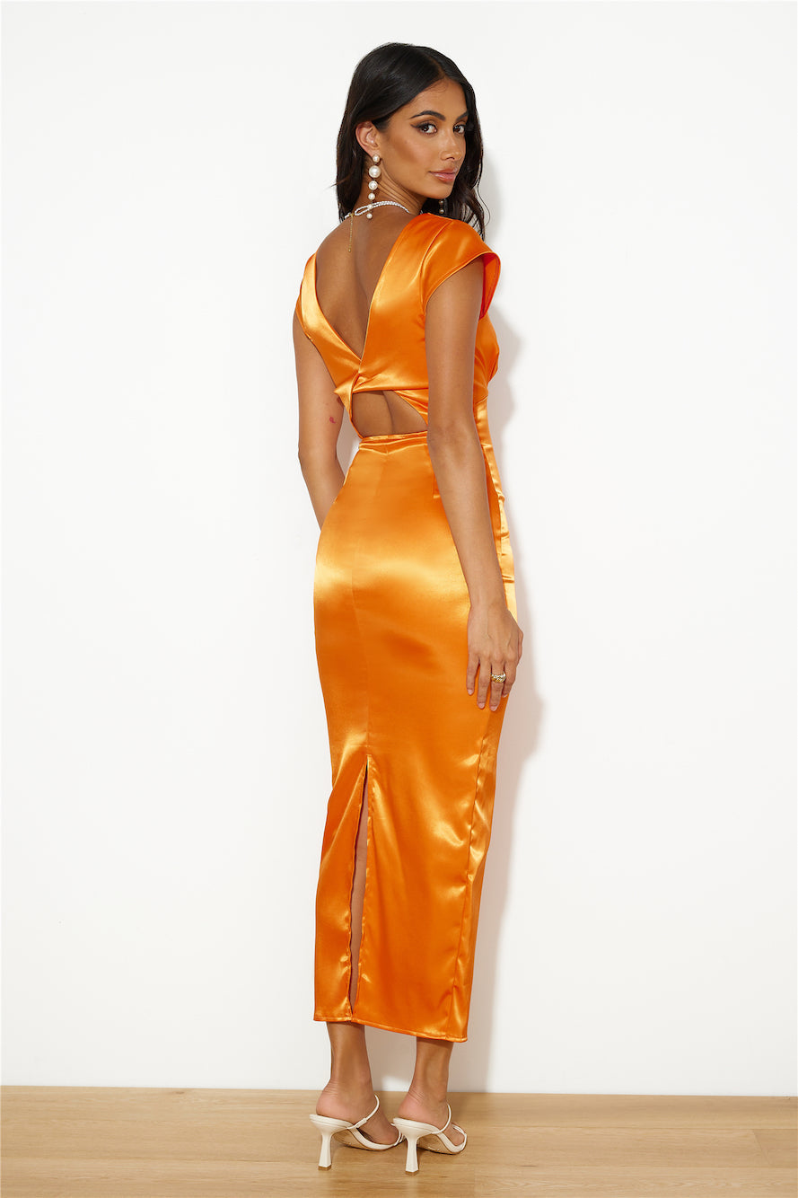 Looking For Style Maxi Dress Orange
