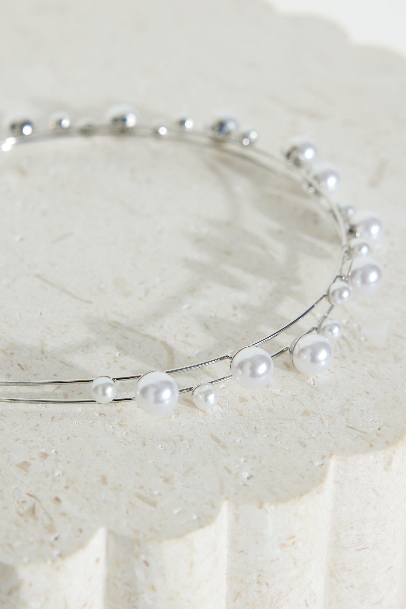 Details For Her Headband Silver