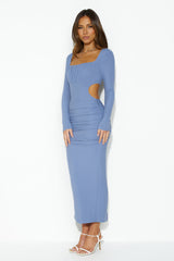 Blessing of Change Maxi Dress Blue