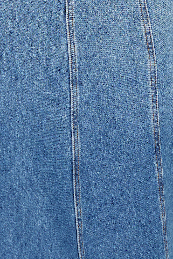 LIONESS Wyoming Denim Skirt Blue Denim