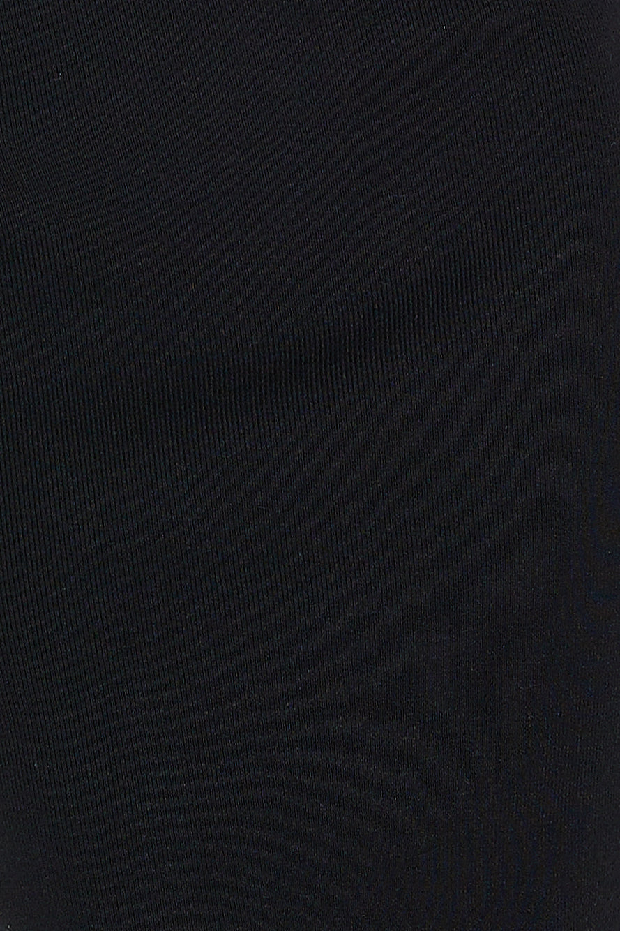 Lively Flair Midi Dress Black